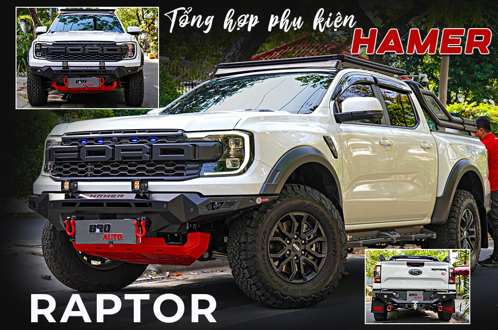 Ford Ranger Raptor độ phụ kiện Hamer – Nâng tầm đẳng cấp và hiệu suất