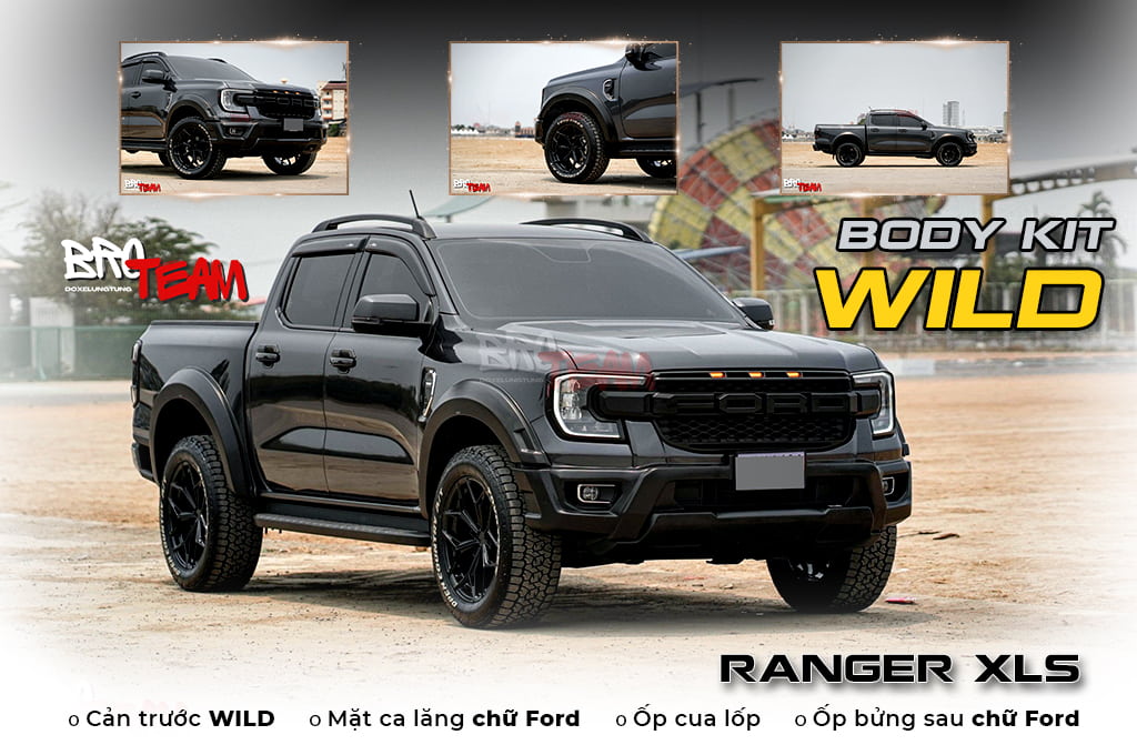 Ford Ranger XLS Độ Body Kit Wild - Biểu Tượng Của Sự Mạnh Mẽ, Cá Tính