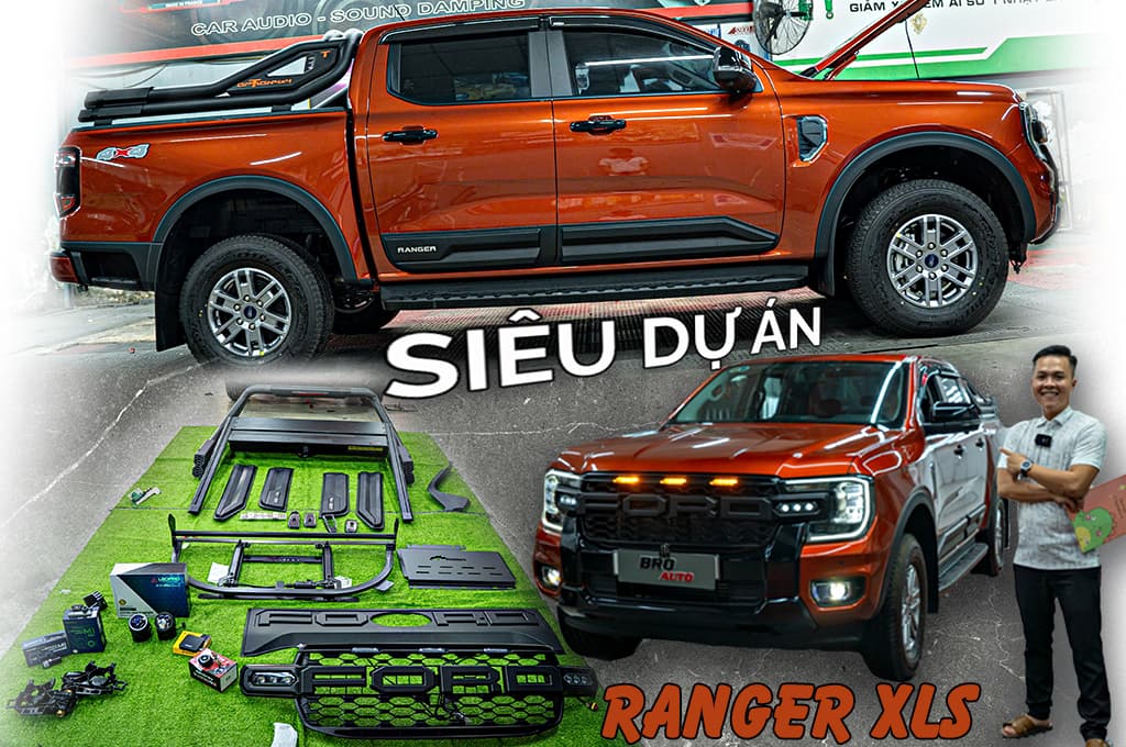 Ford Ranger XLS Độ Full Toàn Diện Từ Nội Thất Đến Ngoại Thất