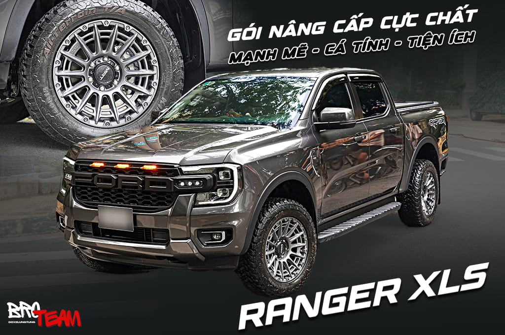 Độ ngoại thất Ford Ranger XLS với gói nâng cấp cực chất tại BRO TEAM