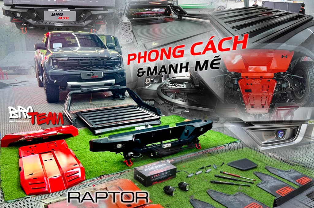 Ford Raptor 2024 Độ Ngoại Thất - Nâng Tầm Phong Cách, Khẳng Định Bản Lĩnh
