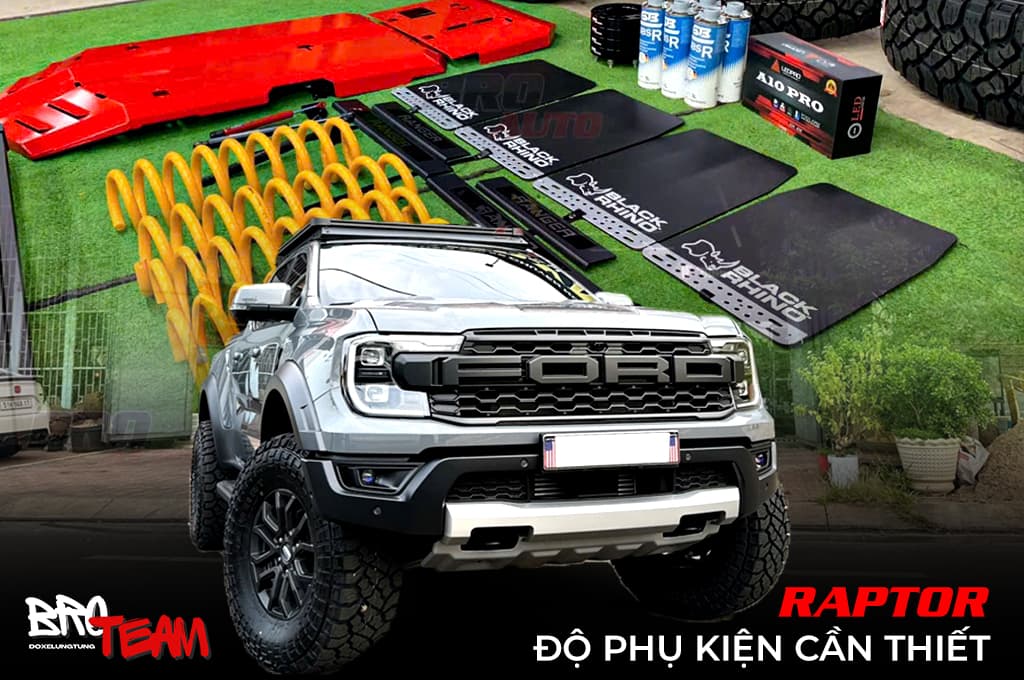 Ford Raptor độ phụ kiện cần thiết sẵn sàng chinh phục mọi địa hình