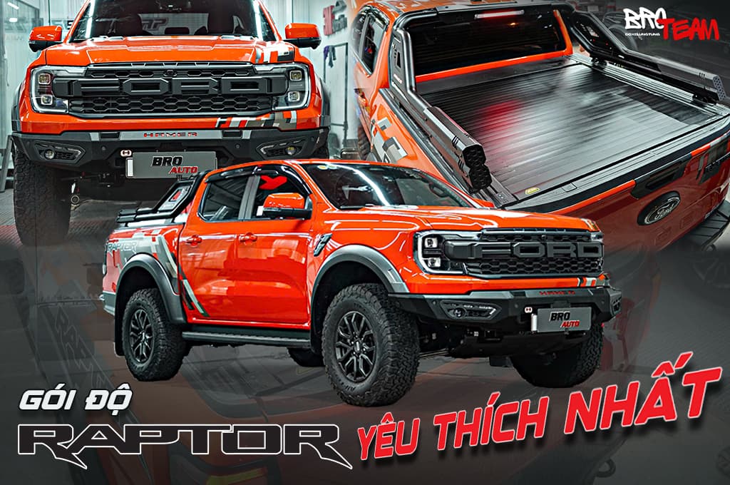 Gói độ Ford Ranger Raptor được yêu thích nhất với combo phụ kiện “hot hít”