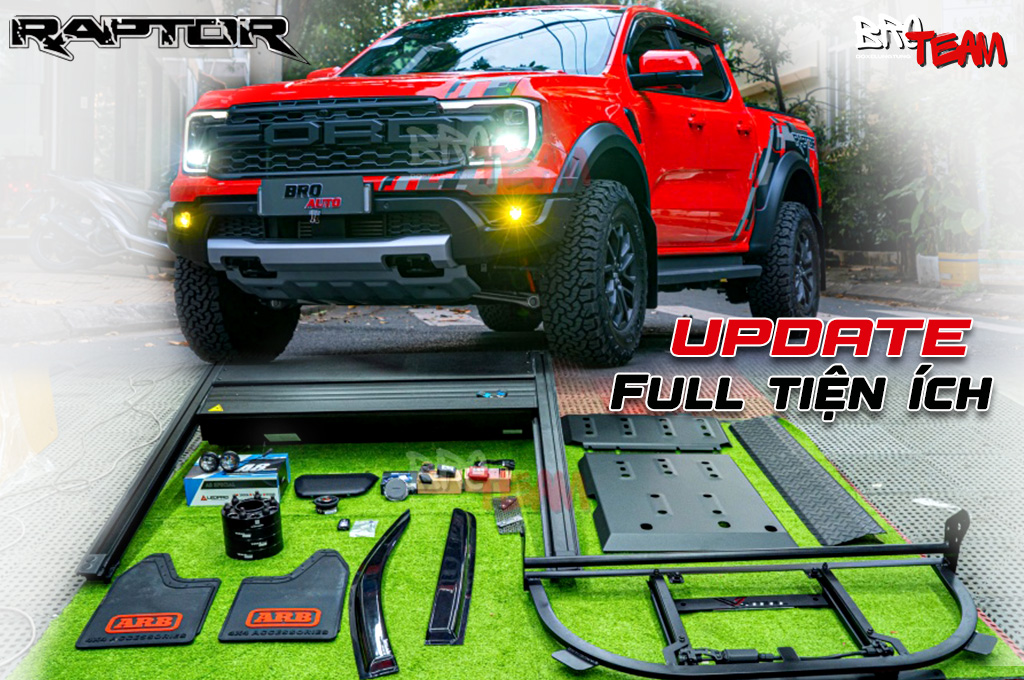 Gói độ option phụ kiện tiện ích cho Raptor Next-Gen 2024 mới nhất