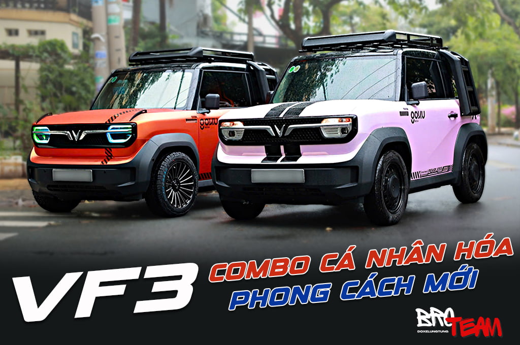 Gói độ xe Vinfast VF3: Phong cách mới, tiện ích vượt trội