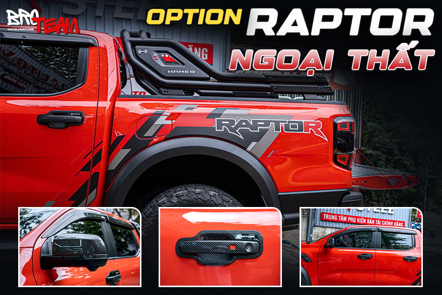 Gói Option Ngoại Thất Xe Ford Raptor Phong Cách Thể Thao Và Khác Biệt