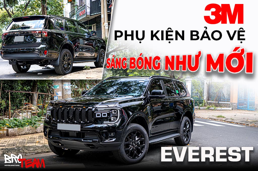 Gói Phụ Kiện Bảo Vệ Ford Everest Chính Hãng - Sáng Bóng và Chống Trầy Xước