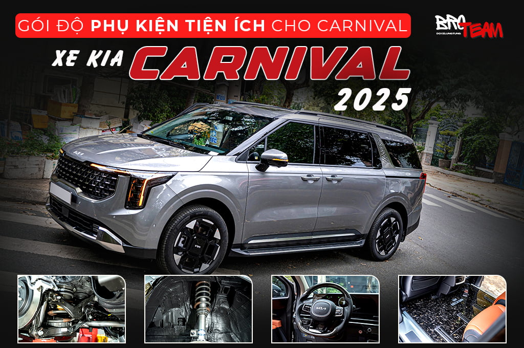 Kia Carnival 2025 Độ Tiện Ích – Trải Nghiệm Nâng Cấp Hoàn Hảo