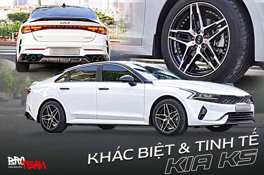 Kia K5 độ nhẹ ngoại thất: Bản nâng cấp thể thao đầy cuốn hút