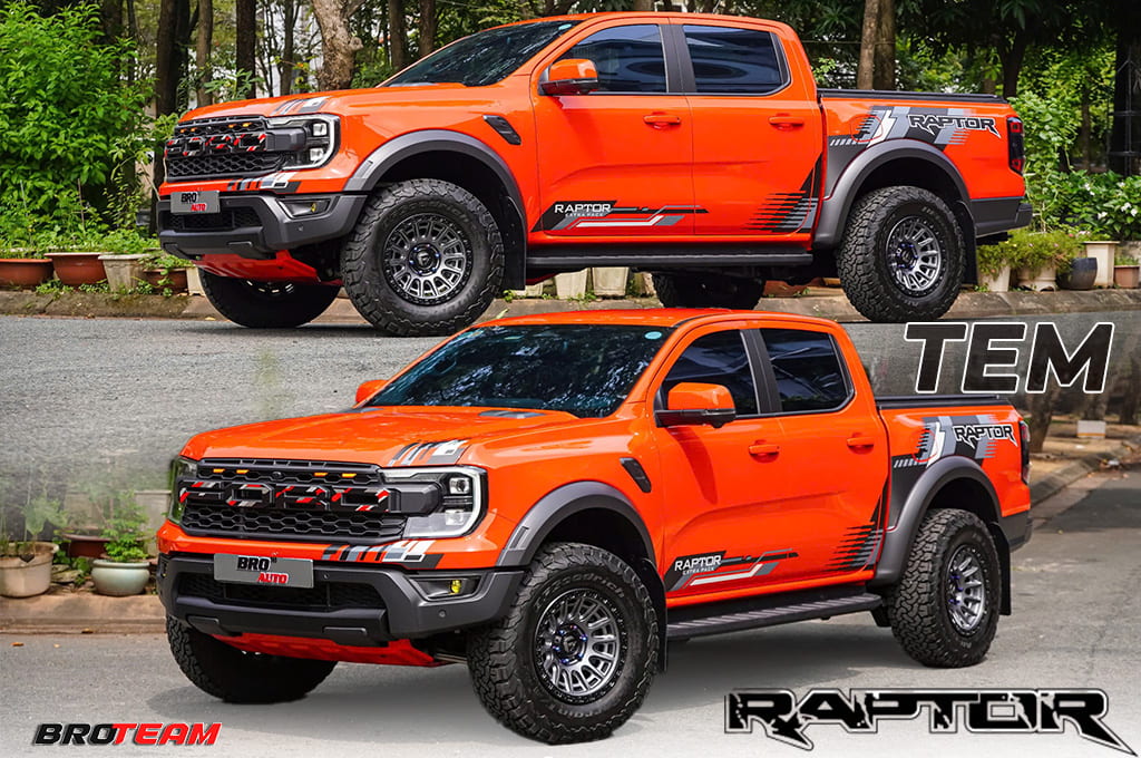 Mẫu Tem Ford Raptor 2025 Đẹp Nhất - Thiết Kế Riêng, Tăng Chất Chơi