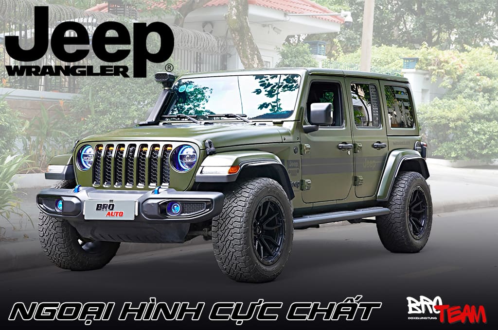 Nâng cấp ngoại thất Jeep Wrangler 2025 thành “chiến binh off-road”