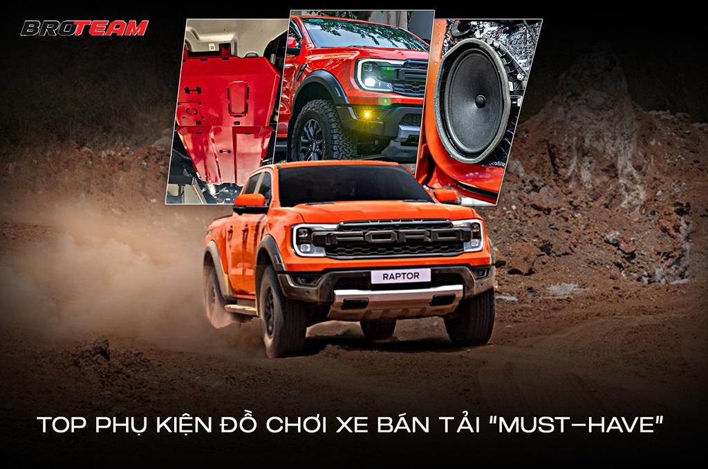 Top phụ kiện đồ chơi xe bán tải ‘must-have’ giúp xe thêm tiện nghi và phong cách hơn