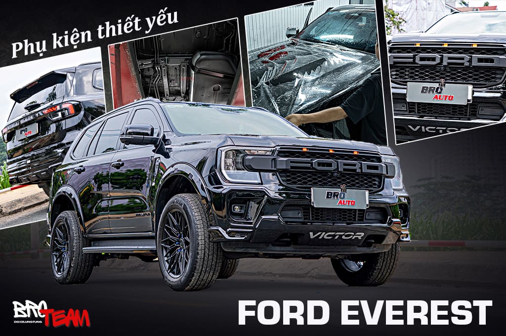 Phụ kiện Ford Everest thiết yếu giúp bảo vệ xe tối ưu