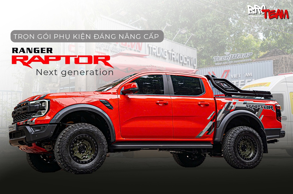 Trọn gói phụ kiện Ford Ranger Raptor 2025 đáng nâng cấp nhất năm