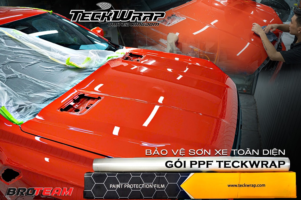 Màng PPF Teckwrap USA: Lớp giáp trong suốt bảo vệ sơn xe toàn diện
