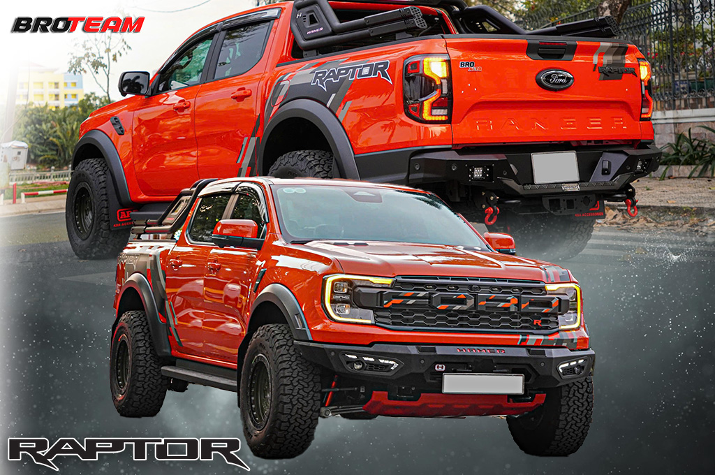 Raptor độ mạnh mẽ hầm hố - Lái tự tin, nổi bật mọi nẻo đường cùng Raptor 