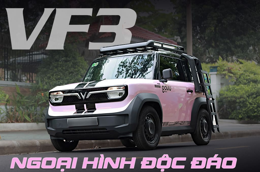 VinFast VF3 độ ngoại thất với 5 món đồ chơi đáng lắp nhất 2025