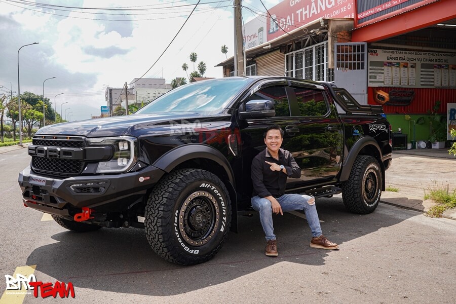 Bộ 4 cua ốp bánh Raptor Sport Thái Lan cho Ford Ranger