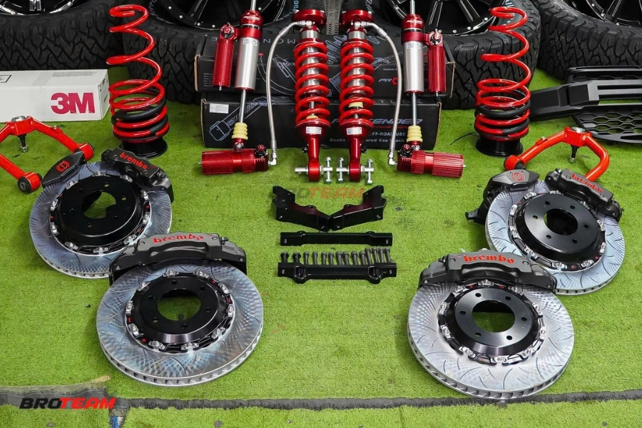 Nâng Cấp Đĩa Phanh Brembo Cho Ford Everest