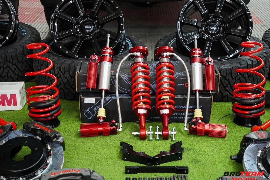Nâng Cấp Hệ Thống Treo PROFENDER Đỏ