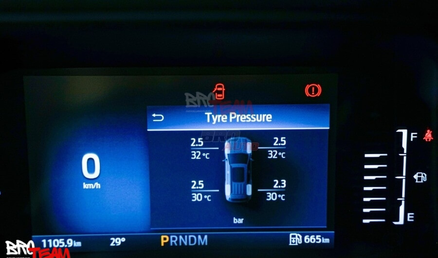 Cảm biến áp suất lốp Ford Raptor