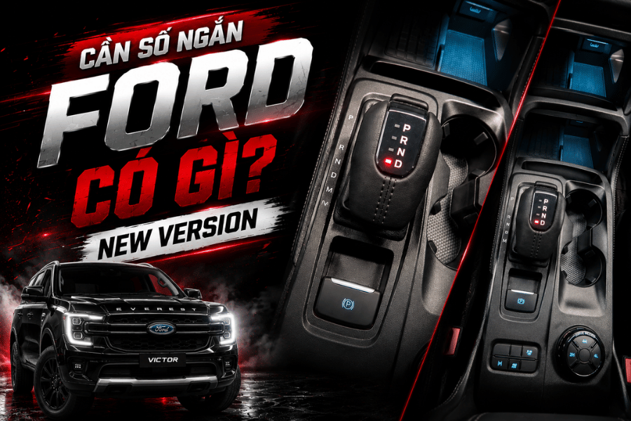 Lắp Đặt Cần Số Ngắn Ford Everest Hoàn Thiện