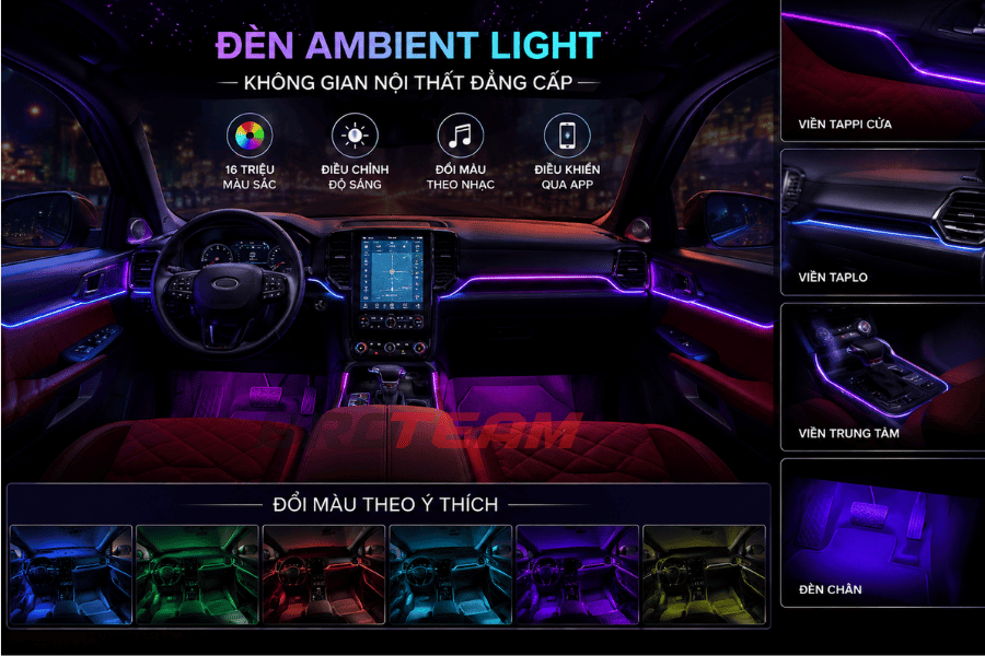 Đèn Ambient Light mang phong cách hiện đại