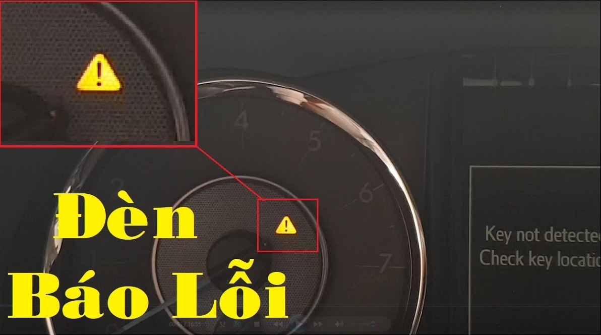 đèn báo lỗi hình tam giác có dấu chấm than