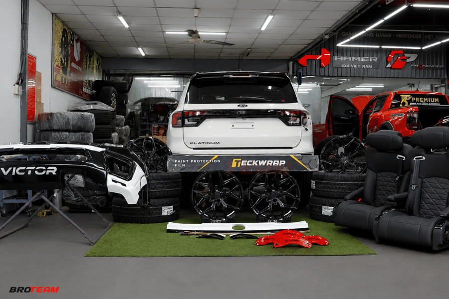 Độ full otption Ford Everest platinum 