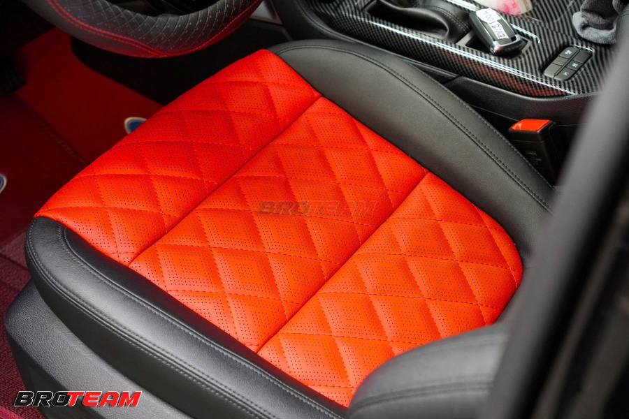 Độ ghế massage kết hợp quạt mát cho ghế hàng 2