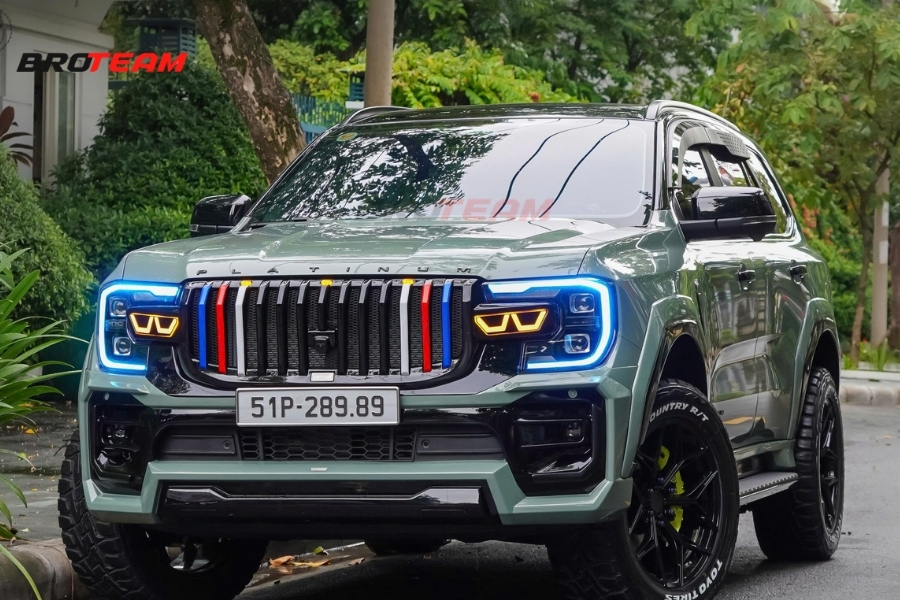 Nâng Cấp Hệ Thống Đèn Ford Everest 