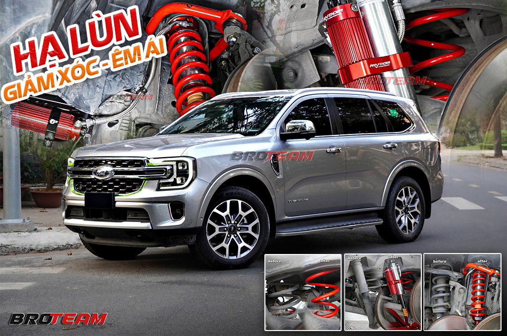 Ford Everest độ phuộc Profender hạ lùn