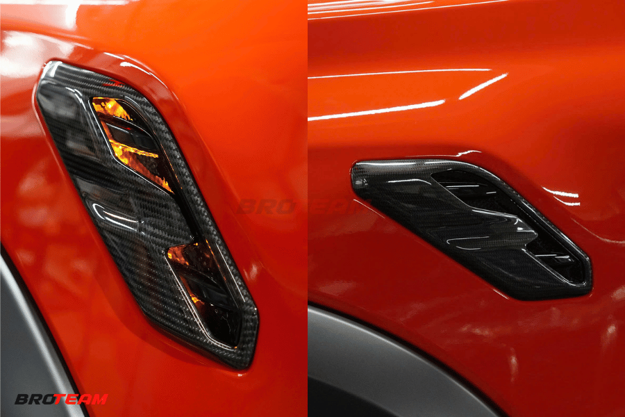 Ốp mang cá carbon tạo thêm điểm nhấn cho xe Ford Raptor