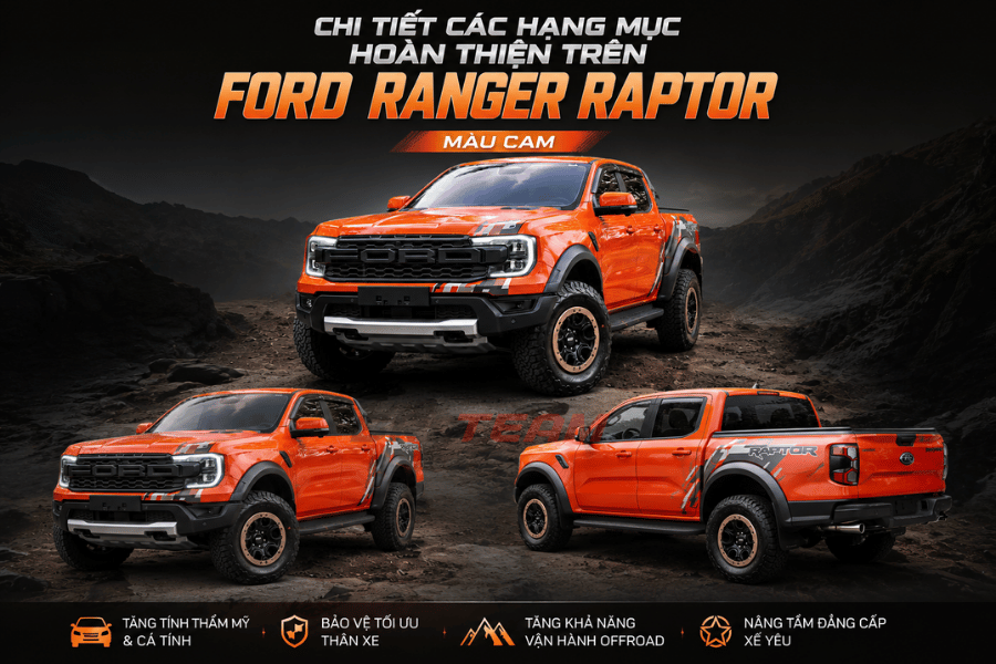 Ford Raptor cam độ hoàn thiện bodykit victor