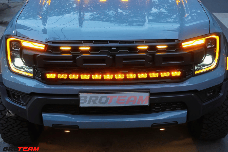 Hệ thống đèn LED Amber Ford Ranger Raptor