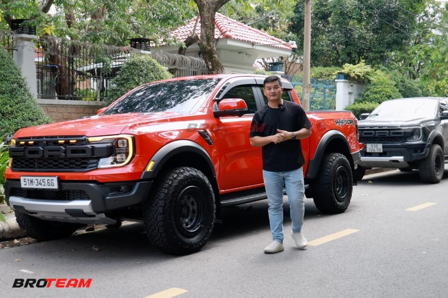 Hoàn thiện phiên bản độ Ford ranger raptor V6 full combo