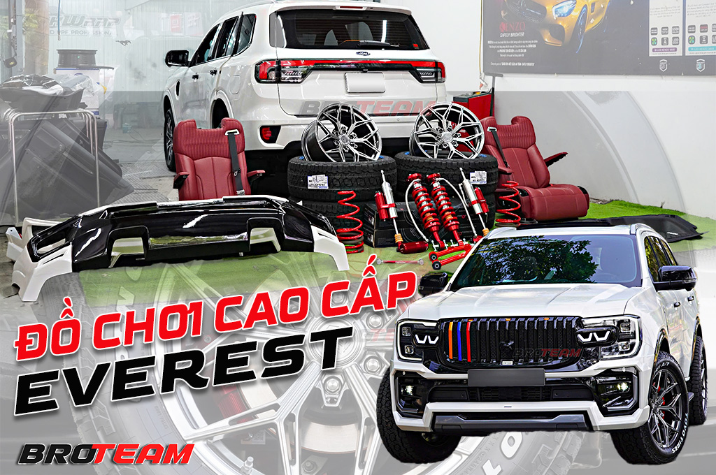 Ford Everest lên đồ chơi cao cấp