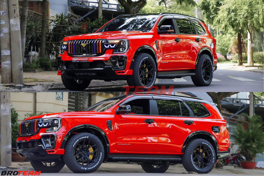 Ford Everest nâng cấp bodykit Victor V2
