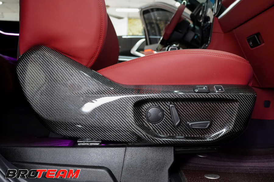 Full combo bộ ốp nội thất Carbon Fiber cho xe Ford Everest