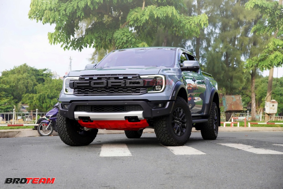 Giáp Gầm Hamer 2 Tấm Ford Raptor V6