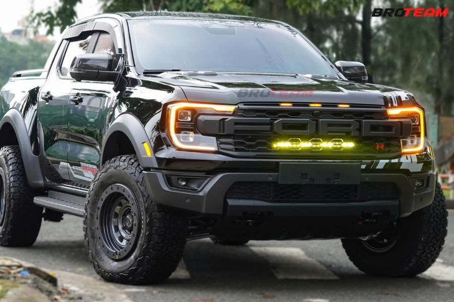 Nâng Cấp Hệ Thống Chiếu Sáng Ford Ranger Raptor V6