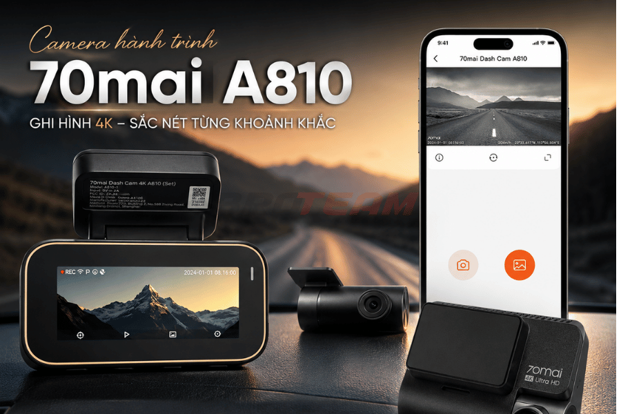 Camera hành trình 70mai A810 xứng với tầm giá