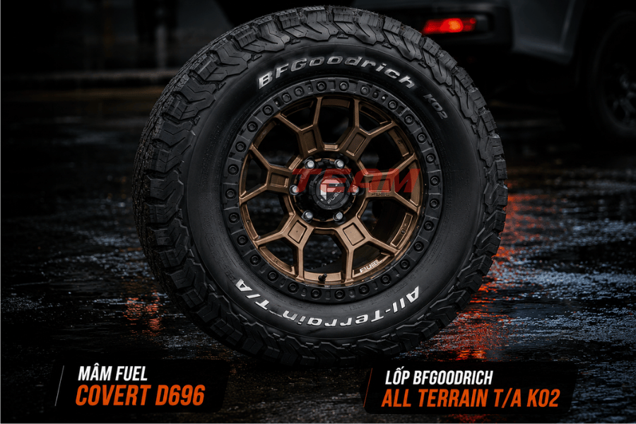 Xe Ford Ranger Raptor Độ Lốp BFGoodrich All Terrain Tăng Khả Năng Vận Hành