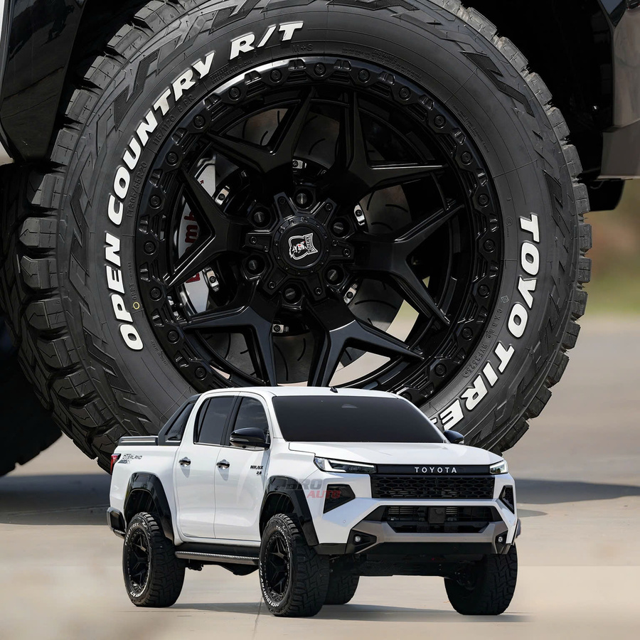 Mâm lốp thể thao nâng cấp cho Toyota Hilux