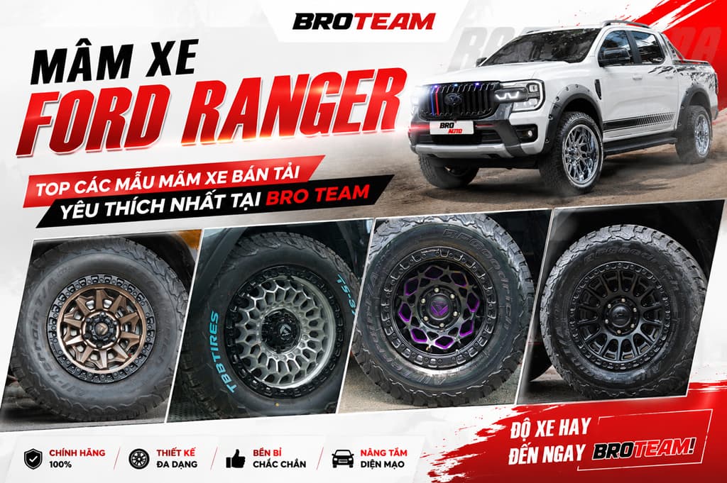 Mâm Xe Ford Ranger