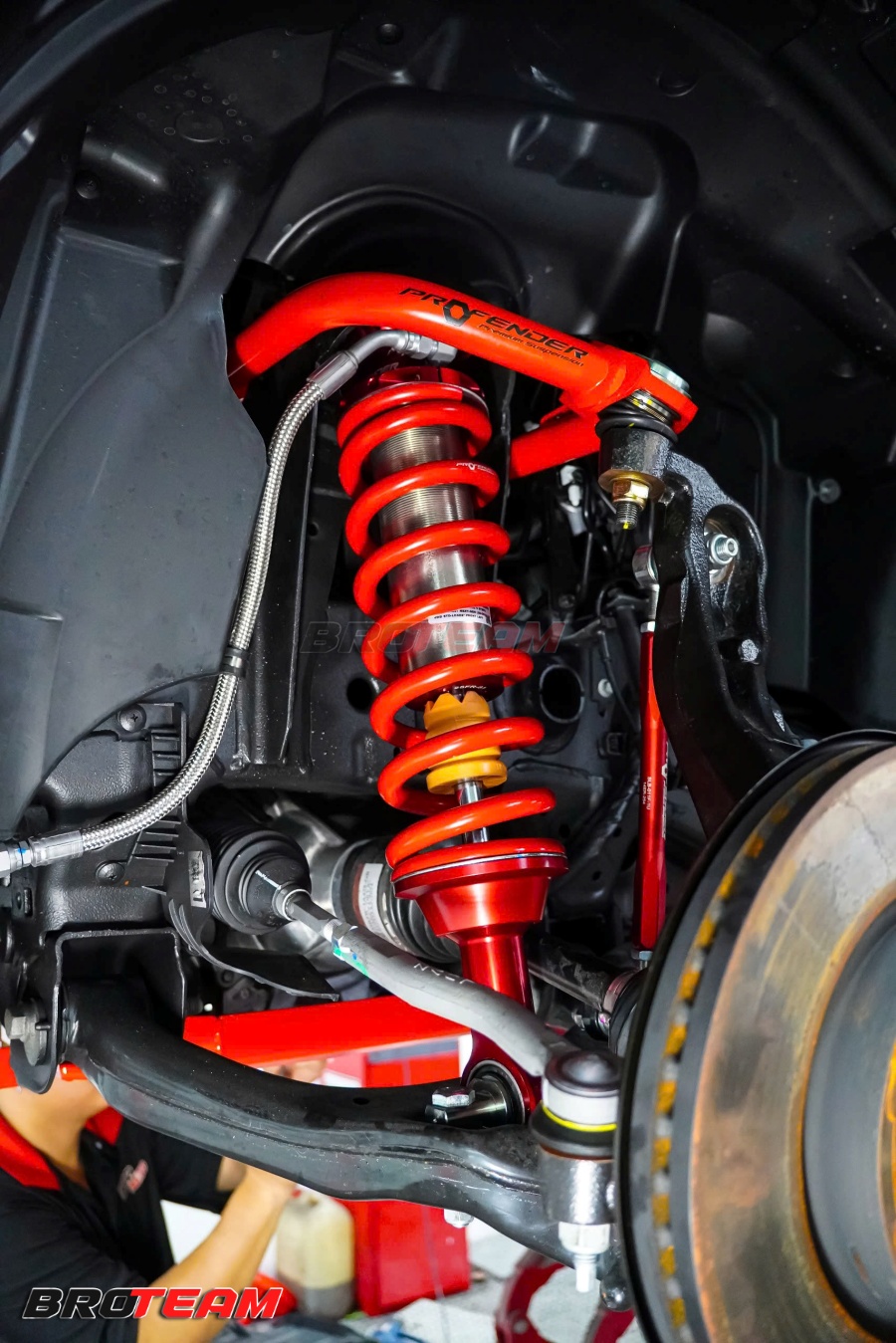 Nâng cấp phuộc Profender cho Ford Everest