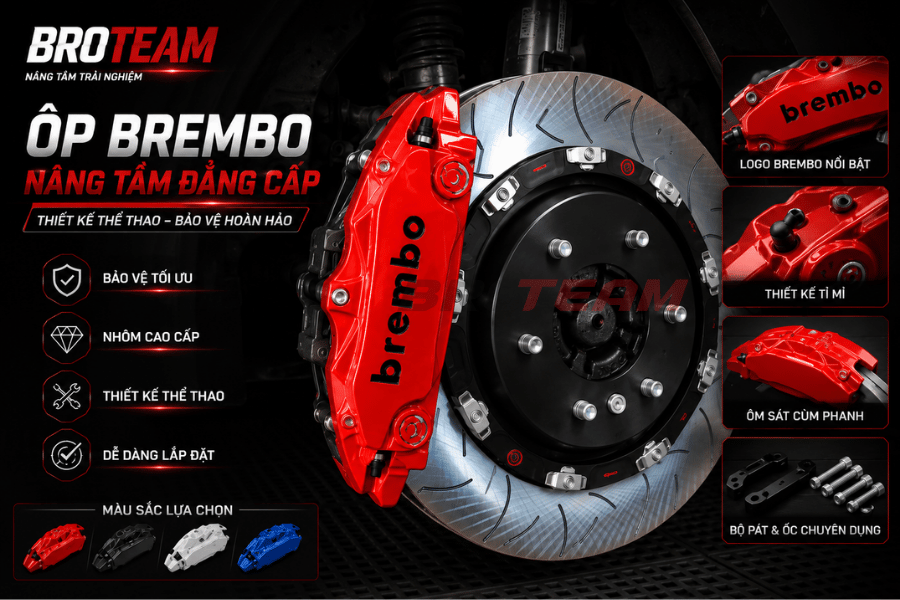 Ốp Brembo độ xe Ford Everest Next Gen 