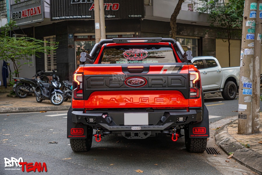 Cản sau thép Ranger