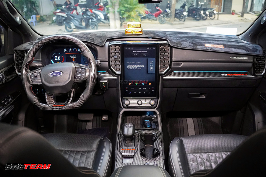 Ốp nội thất Carbon Fiber Ford Everest