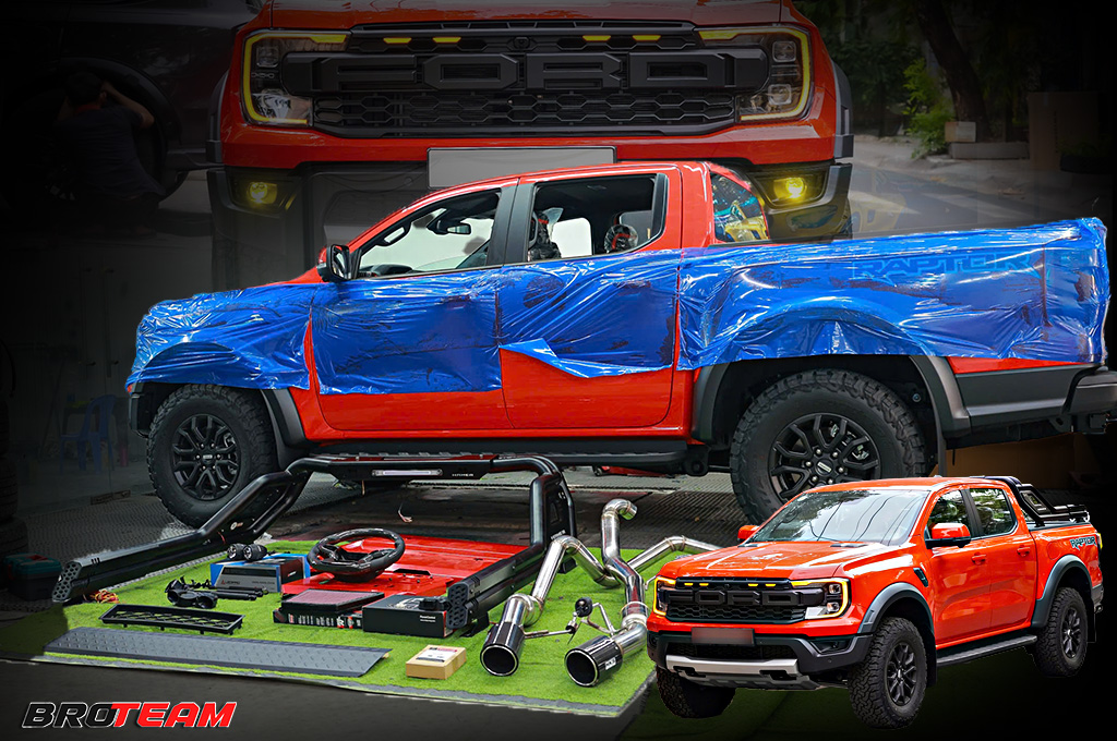 Phụ kiện độ xe Ford Ranger Raptor 2026 tiện ích